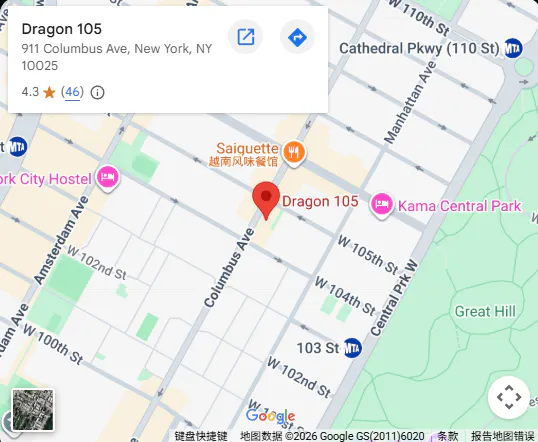 Location, 911 Columbus Ave, New York, NY 10025